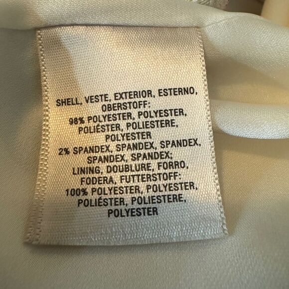 Anthropologie Cream Floral Mini Dress with Purple and Yellow Print - Picture 10 of 12